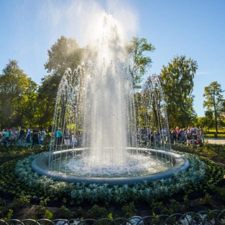 Fountain in Bernardinai Garden, Vilnius - ©Laimonas Ciūnys_Lithuania Travel